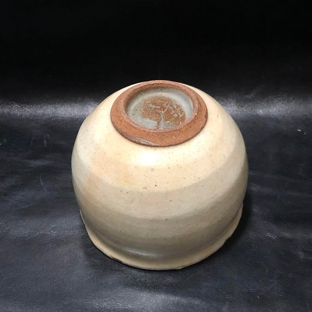 日本の銘窯 人間国宝 井上萬二作 白磁彫文 蓋付湯呑 汲出椀 五客